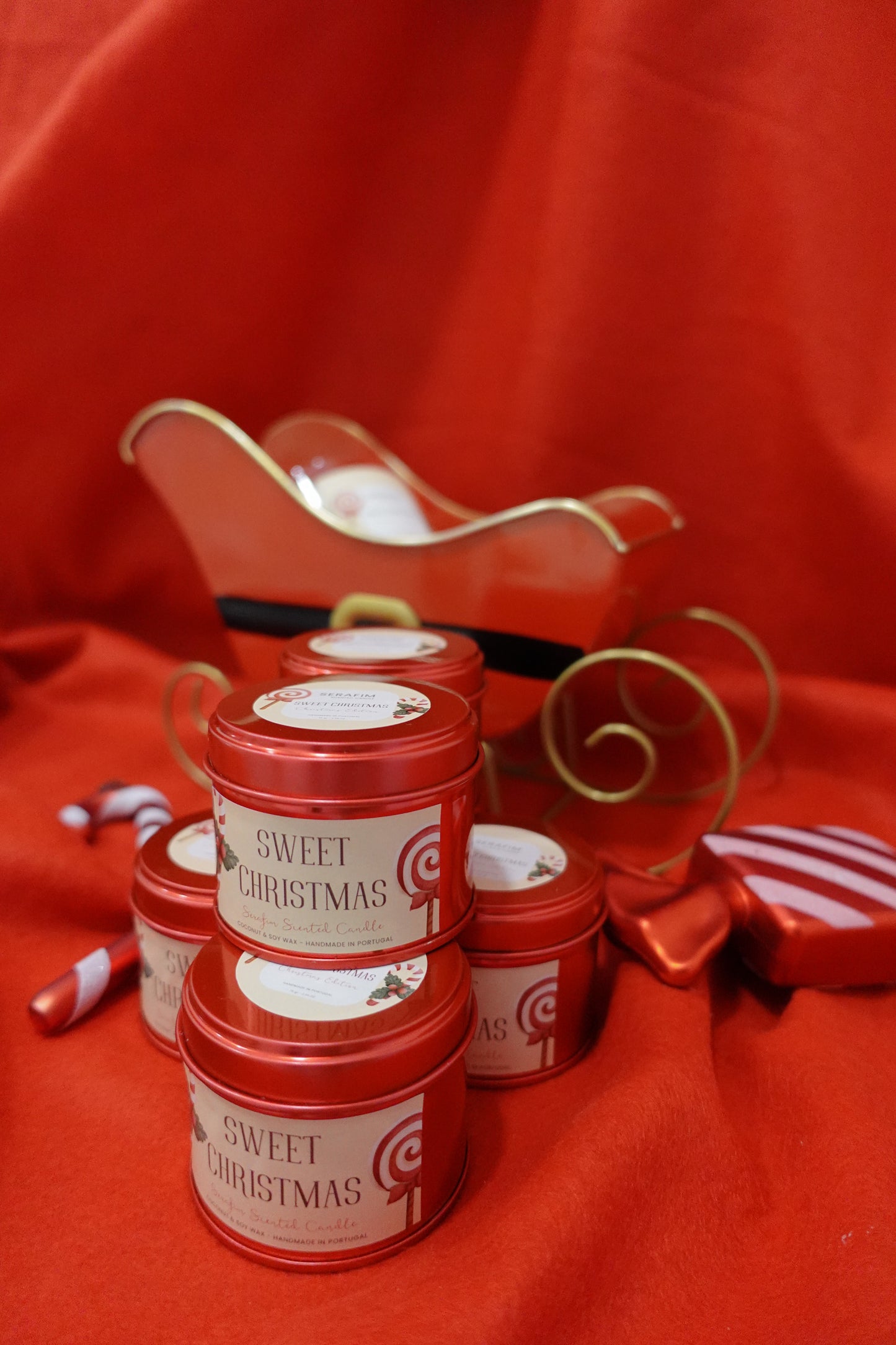 Vela Aromática em lata 75gr Sweet Christmas