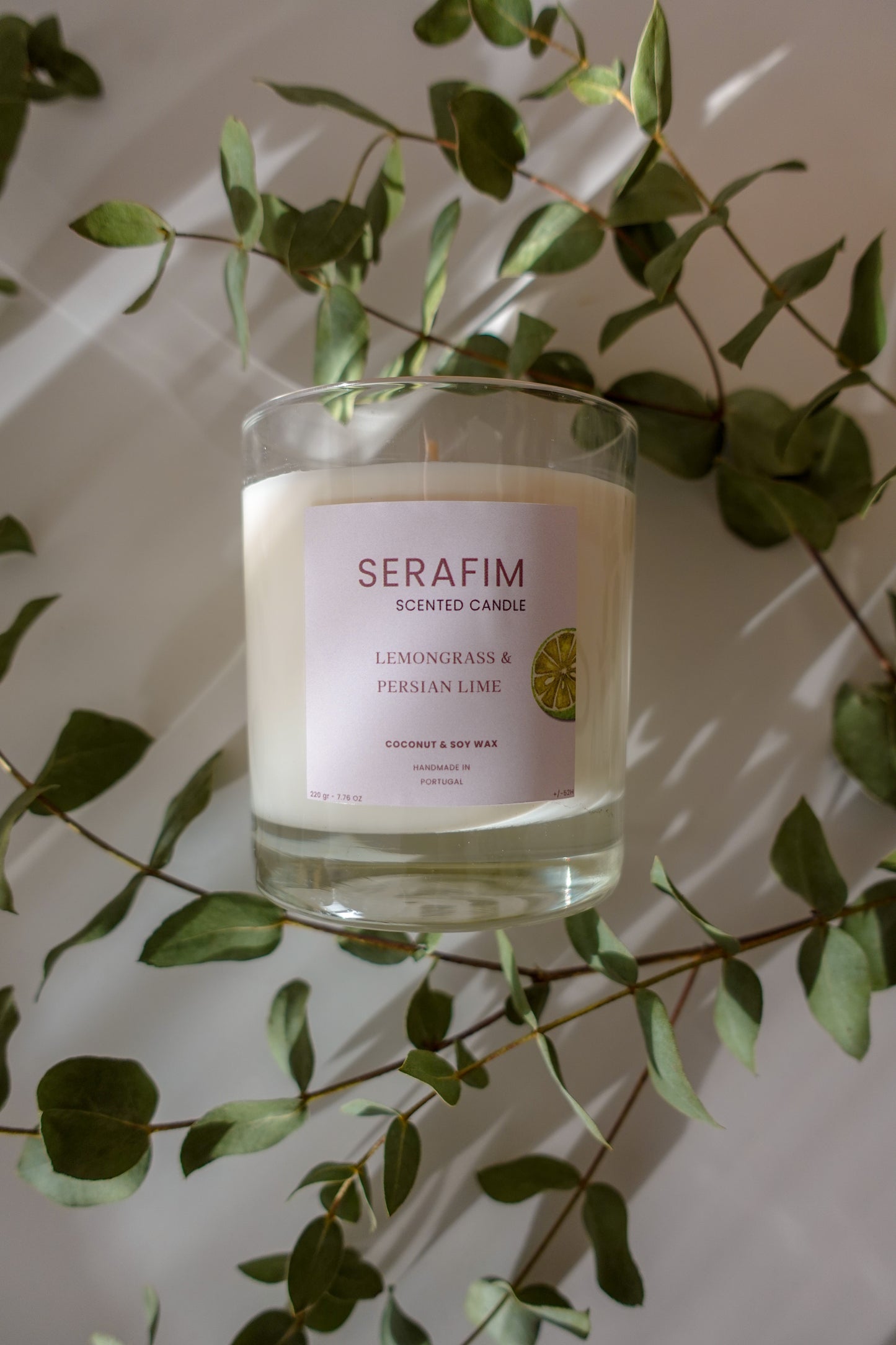 Vela Aromática 220gr Erva-príncipe & Lima Persa