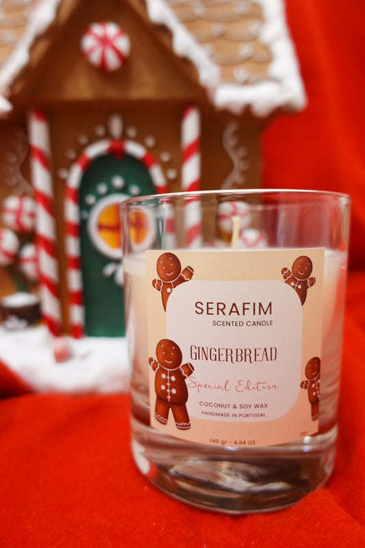Vela Aromática Gingerbread em copo