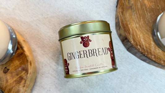 Vela Aromática em lata 220gr Gingerbread