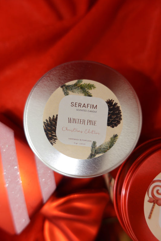 Vela aromática em lata 75gr Winter Pine